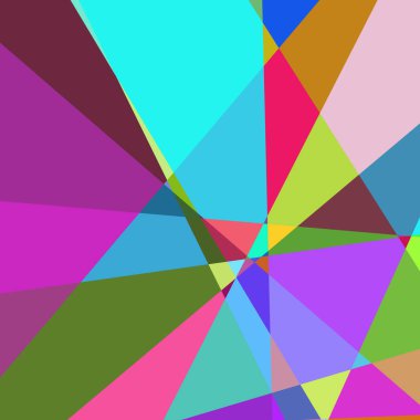 Geometrik soyutlama üretken sanat arkaplan çizimi