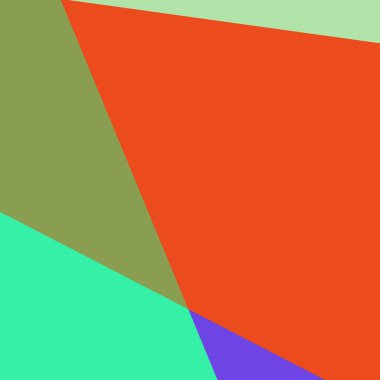 Geometrik soyutlama üretken sanat arkaplan çizimi