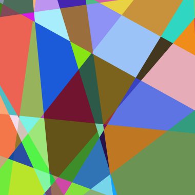 Geometrik soyutlama üretken sanat arkaplan çizimi