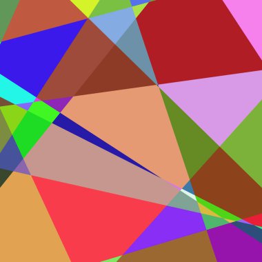 Geometrik soyutlama üretken sanat arkaplan çizimi