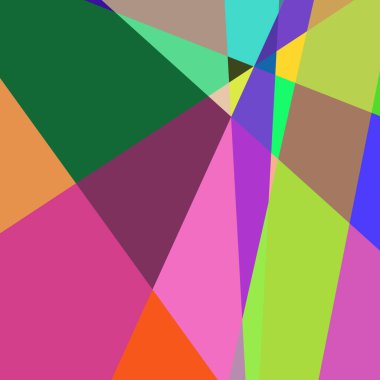 Geometrik soyutlama üretken sanat arkaplan çizimi