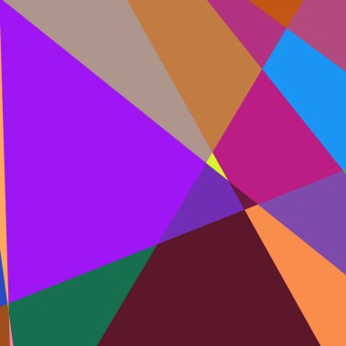 Geometrik soyutlama üretken sanat arkaplan çizimi