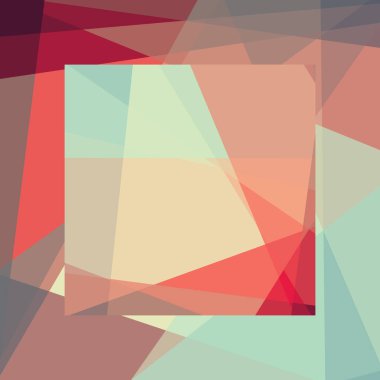 Soyut hesaplama rengi Polygones arkaplan çizimi