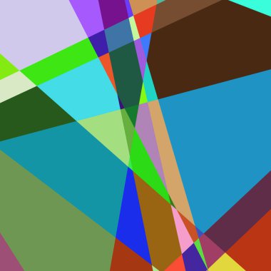 Geometrik soyutlama üretken sanat arkaplan çizimi