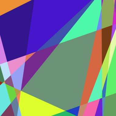 Geometrik soyutlama üretken sanat arkaplan çizimi