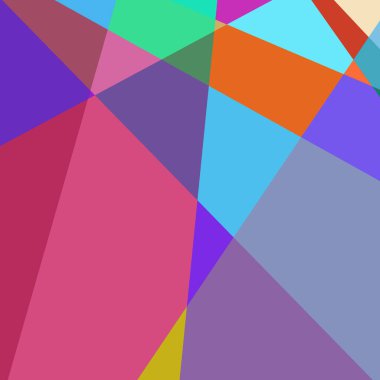 Geometrik soyutlama üretken sanat arkaplan çizimi