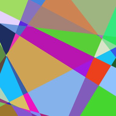 Geometrik soyutlama üretken sanat arkaplan çizimi