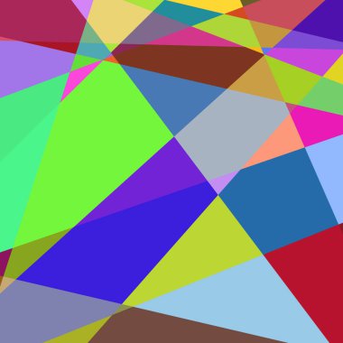 Geometrik soyutlama üretken sanat arkaplan çizimi