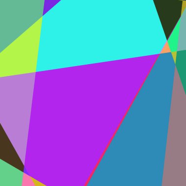 Geometrik soyutlama üretken sanat arkaplan çizimi