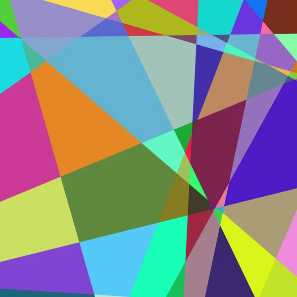 Geometric Abstraction Generative Art Background Art Illustration — Vetor de Stock