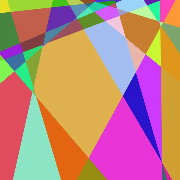 Geometric Abstraction Generative Art Background Art Illustration — Stockvektor