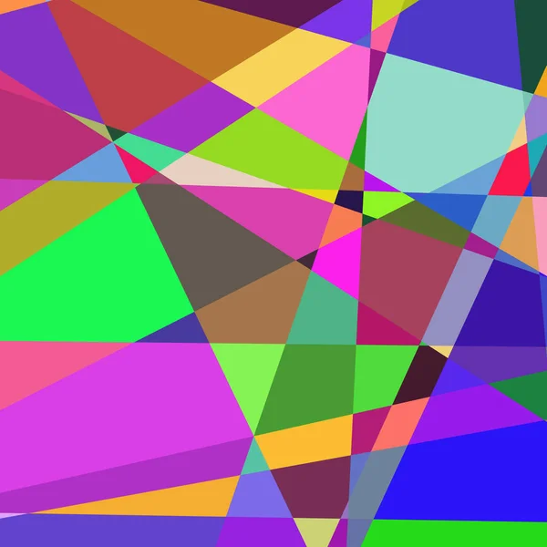 Geometrické Abstrakce Generativní Umění Pozadí Umění Ilustrace — Stockový vektor