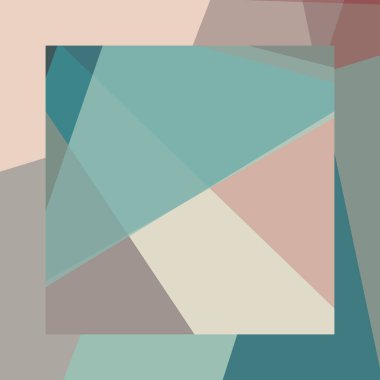 Soyut hesaplama rengi Polygones arkaplan çizimi