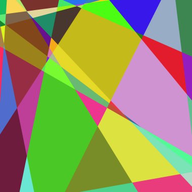 Geometrik soyutlama üretken sanat arkaplan çizimi