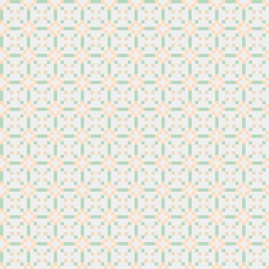 Soyut çapraz desenli üretken hesaplama sanatı çizimi