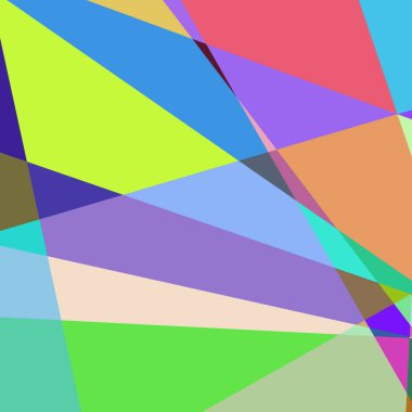 Geometrik soyutlama üretken sanat arkaplan çizimi