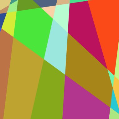 Geometrik soyutlama üretken sanat arkaplan çizimi