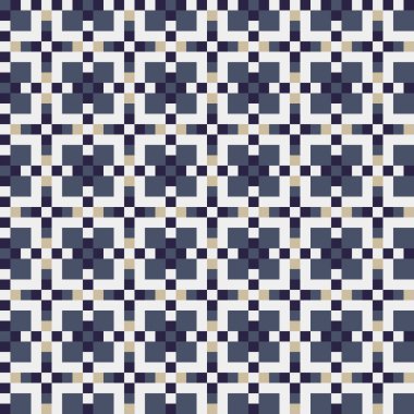 Soyut çapraz desenli üretken hesaplama sanatı çizimi