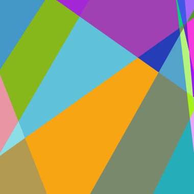 Geometrik soyutlama üretken sanat arkaplan çizimi