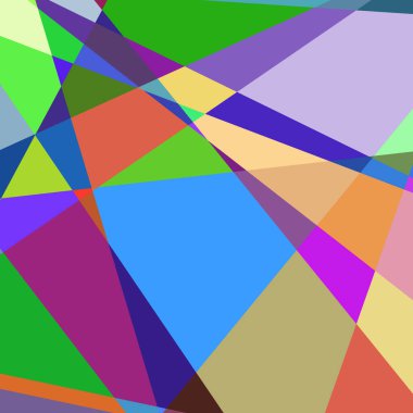 Geometrik soyutlama üretken sanat arkaplan çizimi