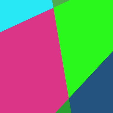 Geometrik soyutlama üretken sanat arkaplan çizimi