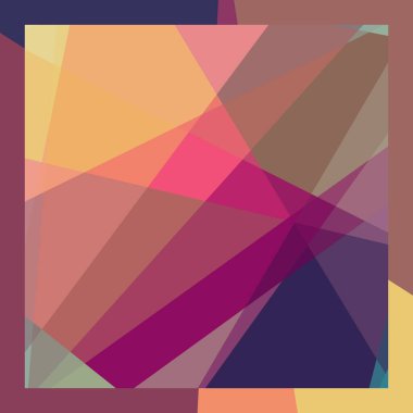 Soyut hesaplama rengi Polygones arkaplan çizimi