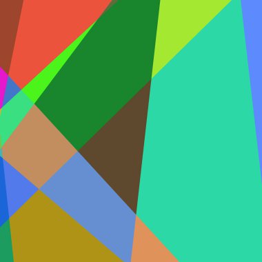 Geometrik soyutlama üretken sanat arkaplan çizimi