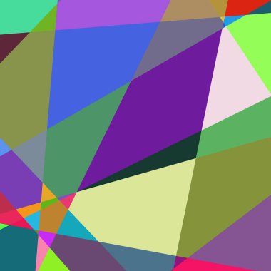 Geometrik soyutlama üretken sanat arkaplan çizimi