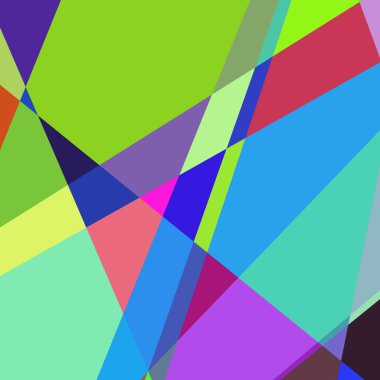 Geometrik soyutlama üretken sanat arkaplan çizimi