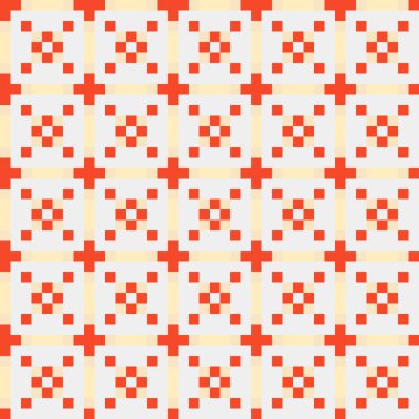 Soyut çapraz desenli üretken hesaplama sanatı çizimi