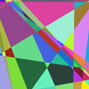 Geometrik soyutlama üretken sanat arkaplan çizimi