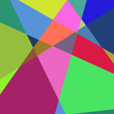 Geometrik soyutlama üretken sanat arkaplan çizimi