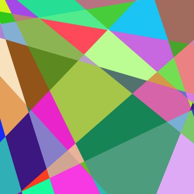 Geometrik soyutlama üretken sanat arkaplan çizimi