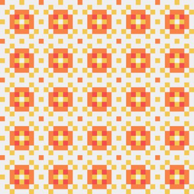 Soyut çapraz desenli üretken hesaplama sanatı çizimi