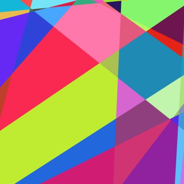 Geometrik soyutlama üretken sanat arkaplan çizimi