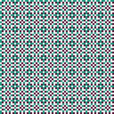 Soyut çapraz desenli üretken hesaplama sanatı çizimi