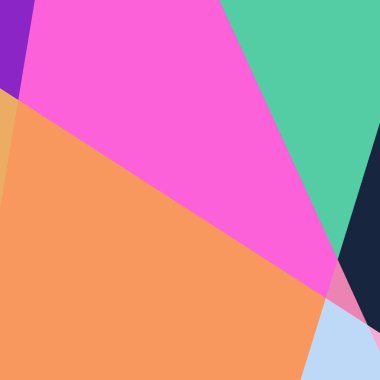 Geometrik soyutlama üretken sanat arkaplan çizimi