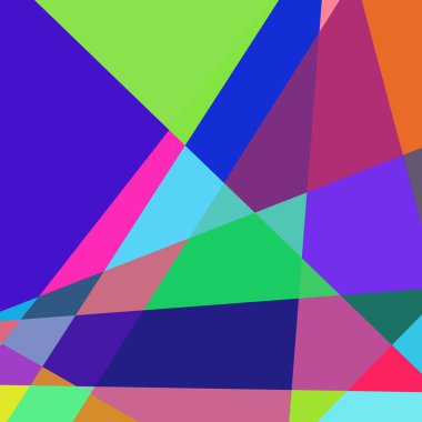 Geometrik soyutlama üretken sanat arkaplan çizimi