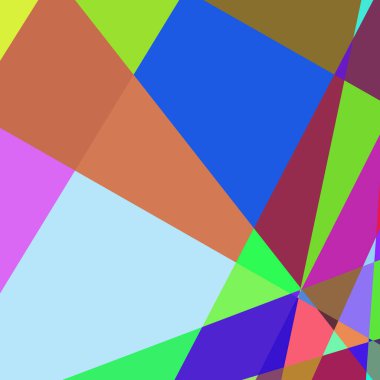 Geometrik soyutlama üretken sanat arkaplan çizimi