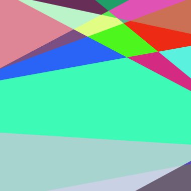 Geometrik soyutlama üretken sanat arkaplan çizimi