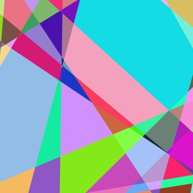 Geometrik soyutlama üretken sanat arkaplan çizimi