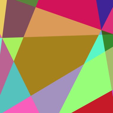 Geometrik soyutlama üretken sanat arkaplan çizimi