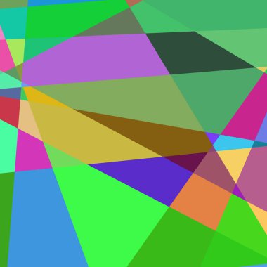 Geometrik soyutlama üretken sanat arkaplan çizimi