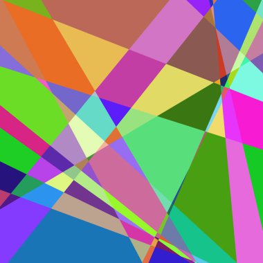 Geometrik soyutlama üretken sanat arkaplan çizimi