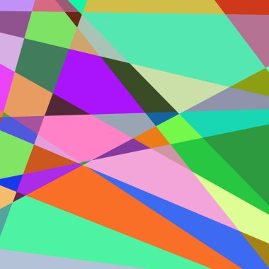 Geometrik soyutlama üretken sanat arkaplan çizimi