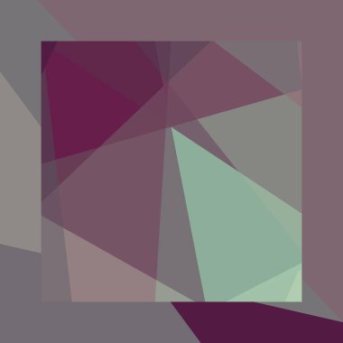 Soyut hesaplama rengi Polygones arkaplan çizimi