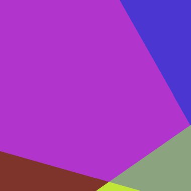 Geometrik soyutlama üretken sanat arkaplan çizimi