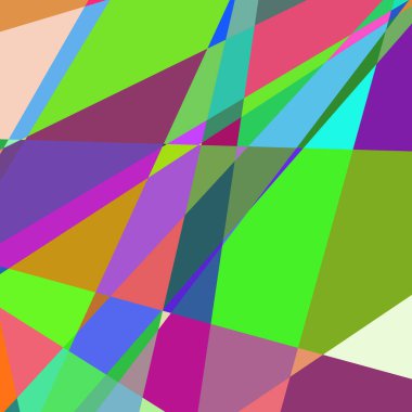 Geometrik soyutlama üretken sanat arkaplan çizimi