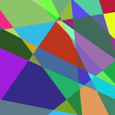 Geometrik soyutlama üretken sanat arkaplan çizimi