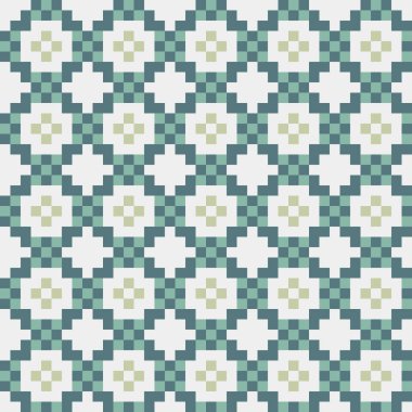 Soyut çapraz desenli üretken hesaplama sanatı çizimi